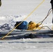 Fort McCoy firefighters practice diving under ice at post’s Big Sandy Lake during February 2026 training