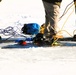 Fort McCoy firefighters practice diving under ice at post’s Big Sandy Lake during February 2026 training