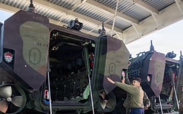 2nd AA Bn and USS Arlington (LPD-24) conduct inspections for upcoming training
