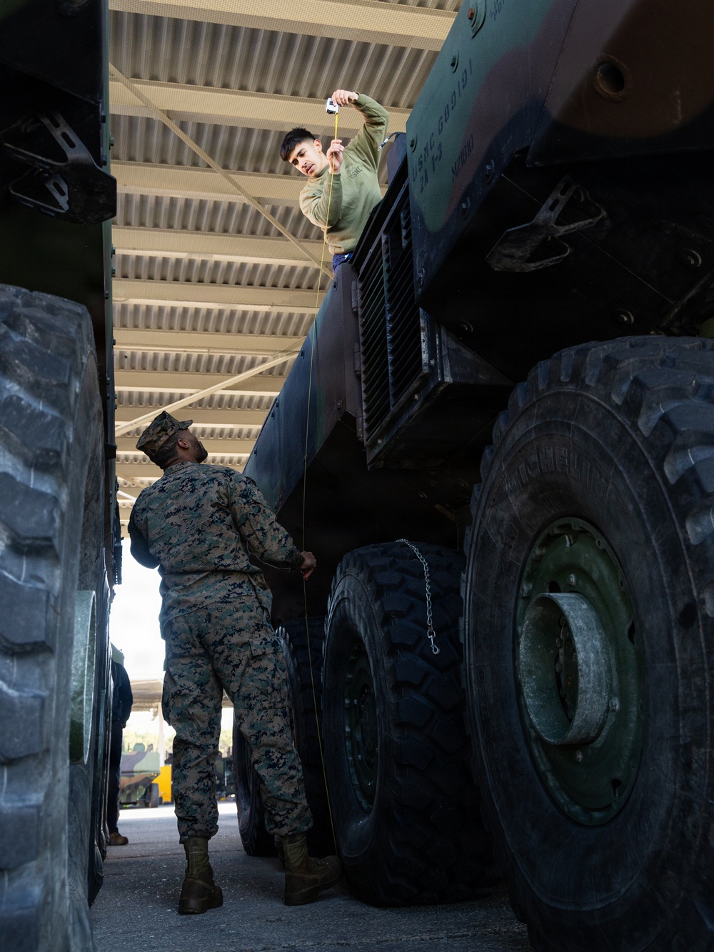 2nd AA Bn and USS Arlington (LPD-24) conduct inspections for upcoming training