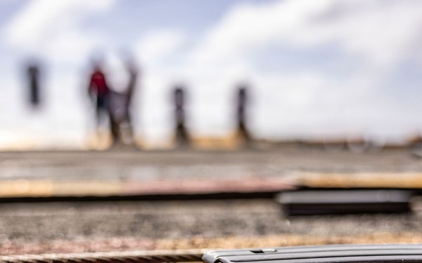USS Iwo Jima Conducts a Live Fire Exercise
