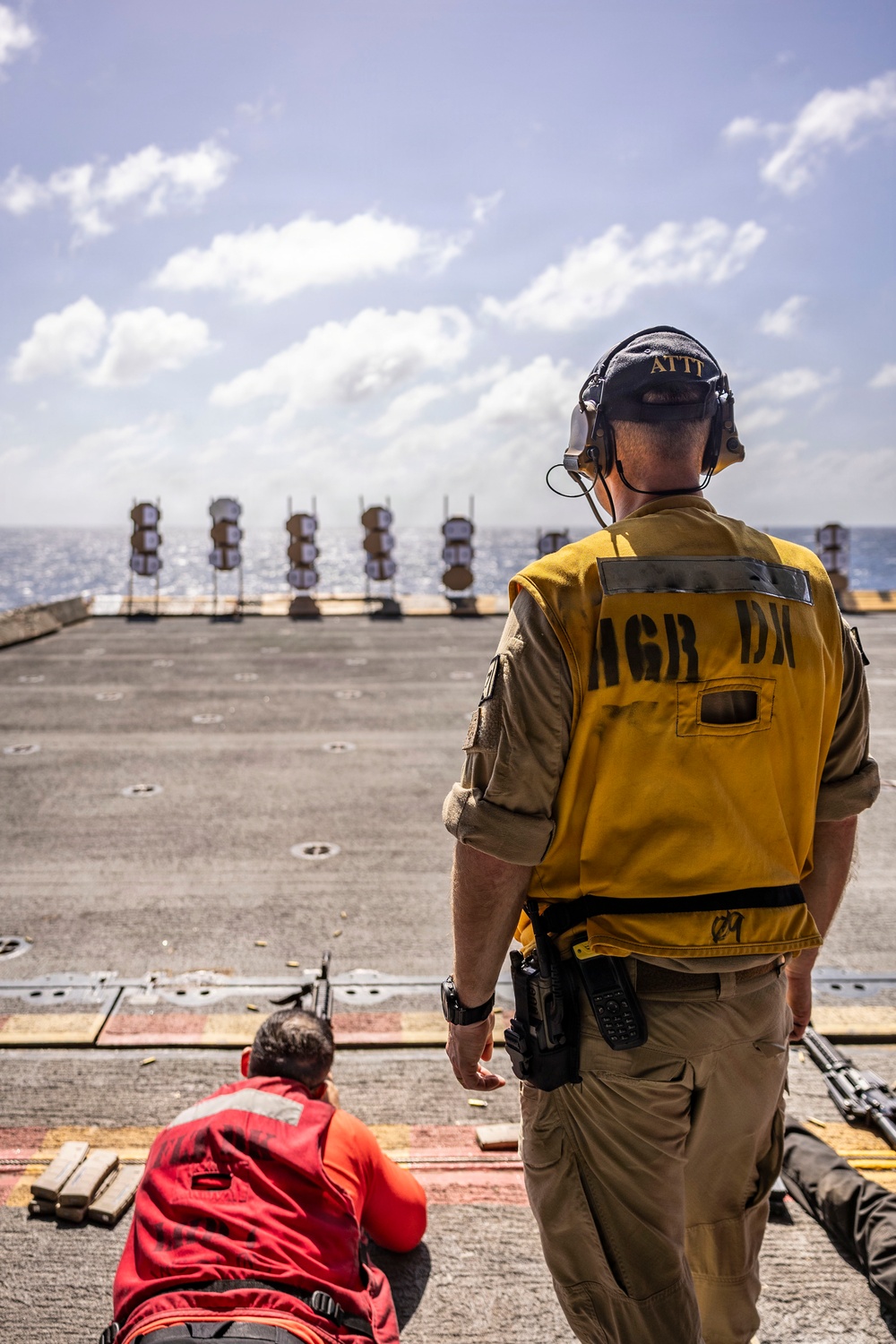 USS Iwo Jima Conducts a Live Fire Exercise