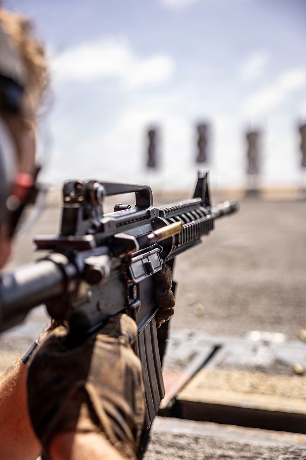 USS Iwo Jima Conducts a Live Fire Exercise