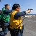 USS Iwo Jima Sailors Conduct A Live Fire Exercise