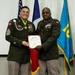 CSM Hewitt receives honorary commission in Texas Navy