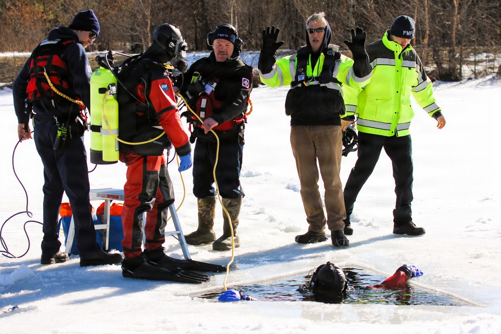 Fort McCoy’s DES Fire Department dive team brings added capability for technical rescue, more