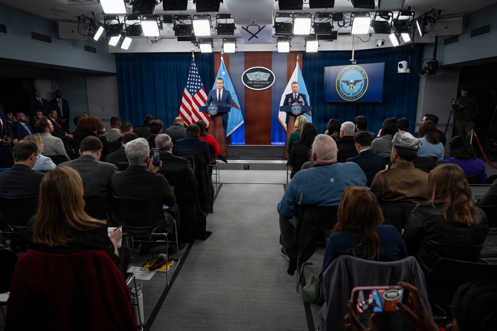 SW, CJCS Conduct Operation Epic Fury Presser