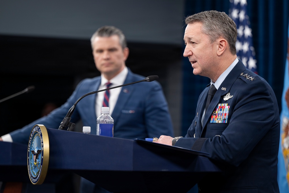 SW, CJCS Conduct Operation Epic Fury Presser