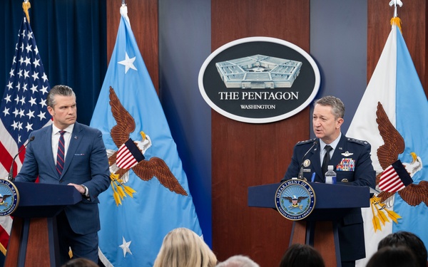 SW, CJCS Conduct Operation Epic Fury Presser