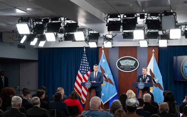 SW, CJCS Conduct Operation Epic Fury Presser