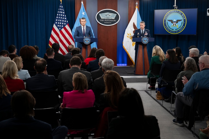 SW, CJCS Conduct Operation Epic Fury Presser