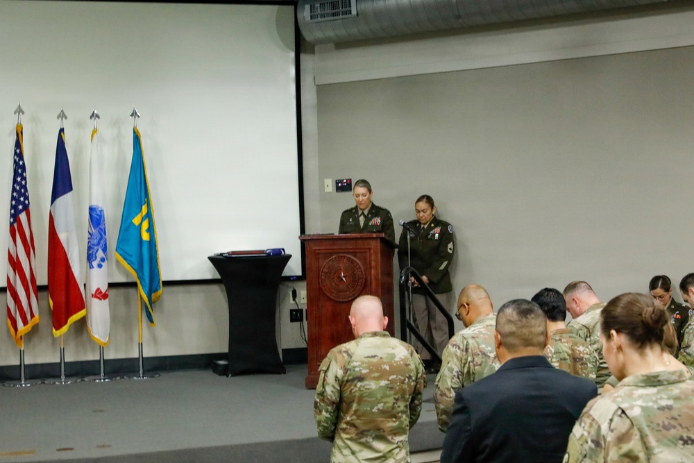 Chap. Williams gives invocation