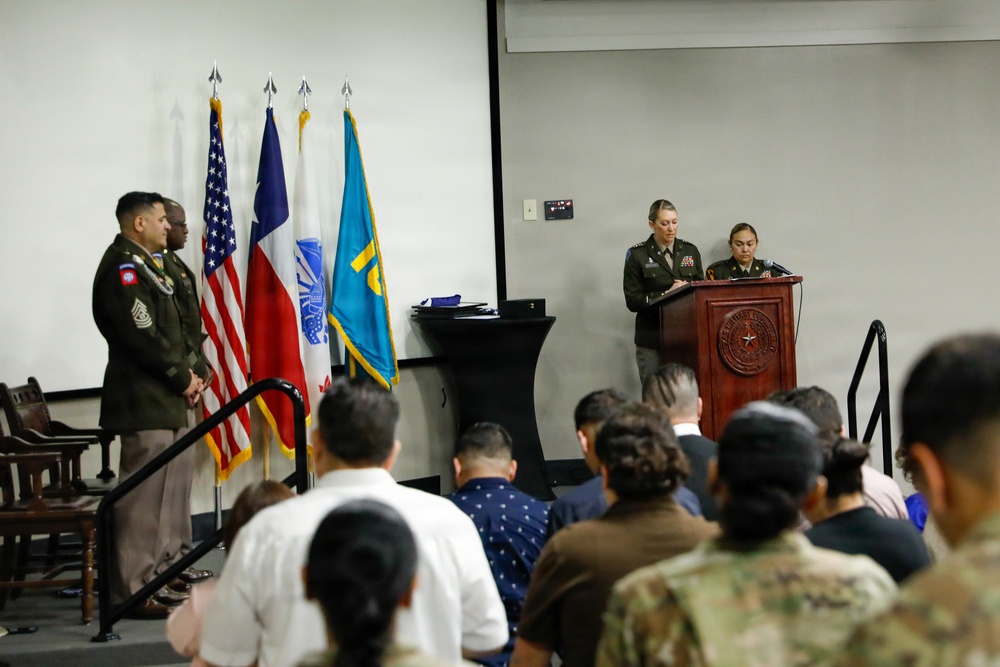 Chap. Williams delivers Invocation