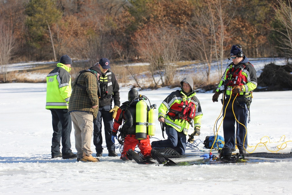 Fort McCoy’s DES Fire Department dive team brings added capability for technical rescue, more