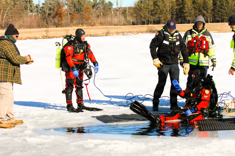 Fort McCoy’s DES Fire Department dive team brings added capability for technical rescue, more