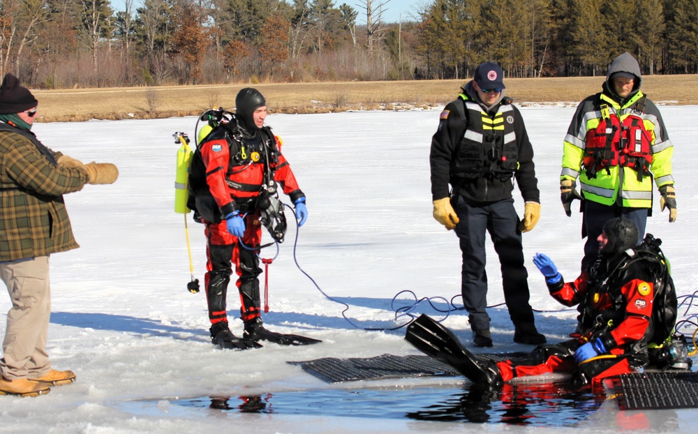 Fort McCoy’s DES Fire Department dive team brings added capability for technical rescue, more