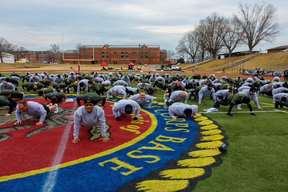 FBI National Academy and Wounded Warrior Regiment’s annual Fitness Challenge
