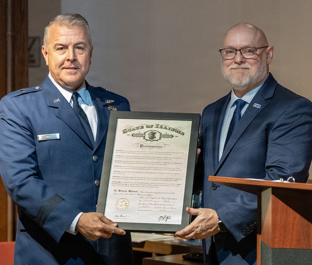 Springfield Community Gathers to Remember 35th Anniversary of Desert Storm Cease Fire