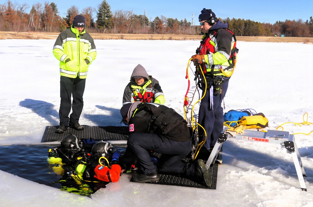 Fort McCoy’s DES Fire Department dive team brings added capability for technical rescue, more