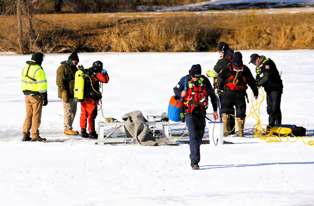 Fort McCoy’s DES Fire Department dive team brings added capability for technical rescue, more