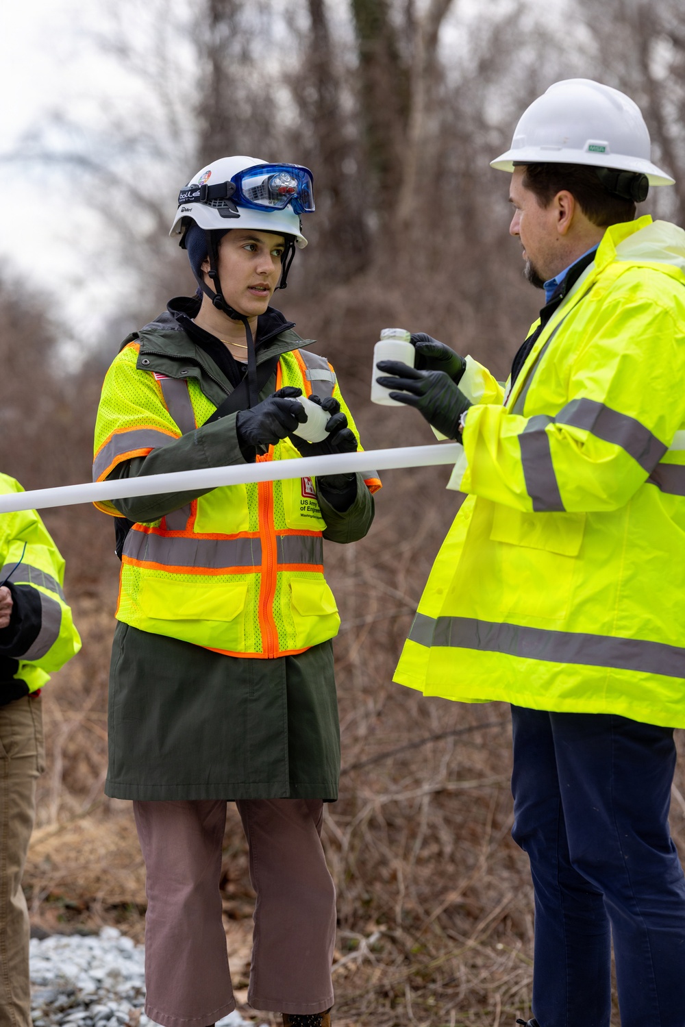 U.S. Army Corps of Engineers' Washington Aqueduct teams facilitate stormwater testing at Potomac Interceptor site