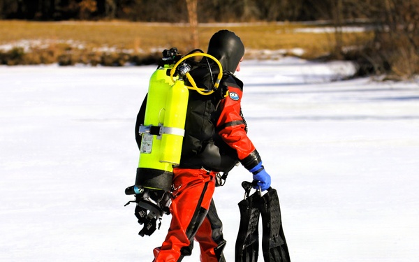 Fort McCoy’s DES Fire Department dive team brings added capability for technical rescue, more