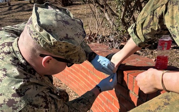 HM2 Wood Provides Medical Support to USNA During MARSOT Screener