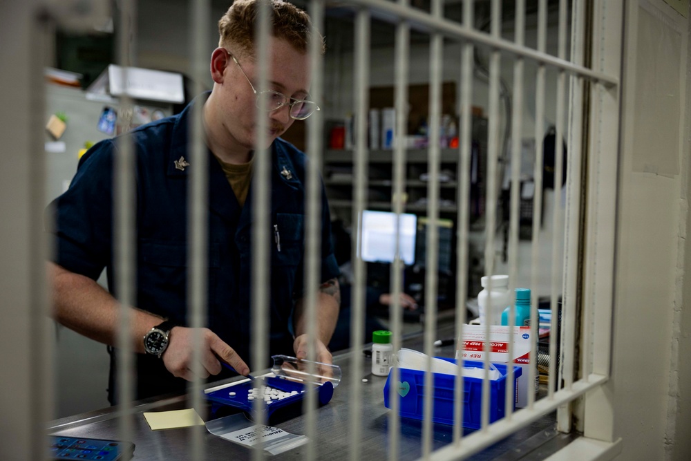 USS Iwo Jima's Medical Bay