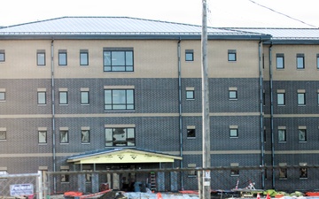 February 2026 construction operations of East Barracks Project at Fort McCoy