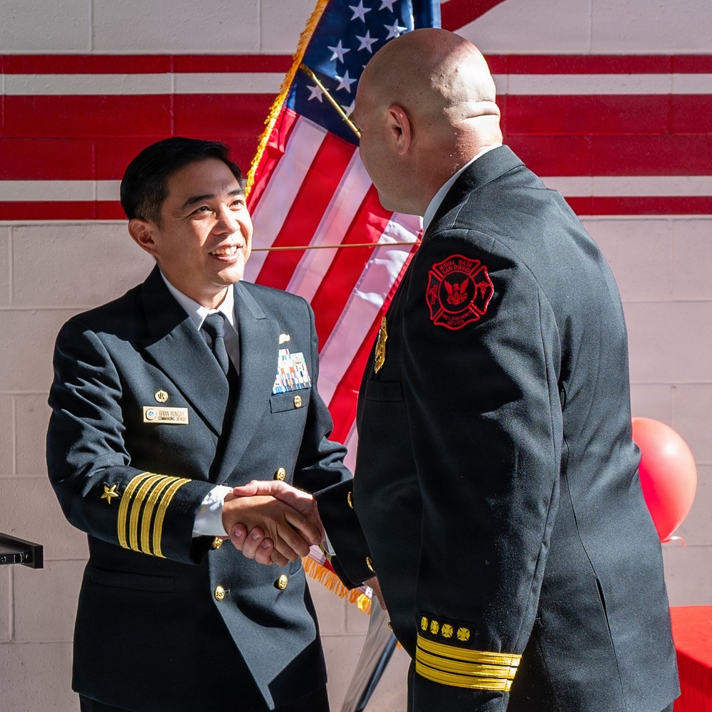 Commissioning Ceremony of Naval Base San Diego Fire &amp; Emergency