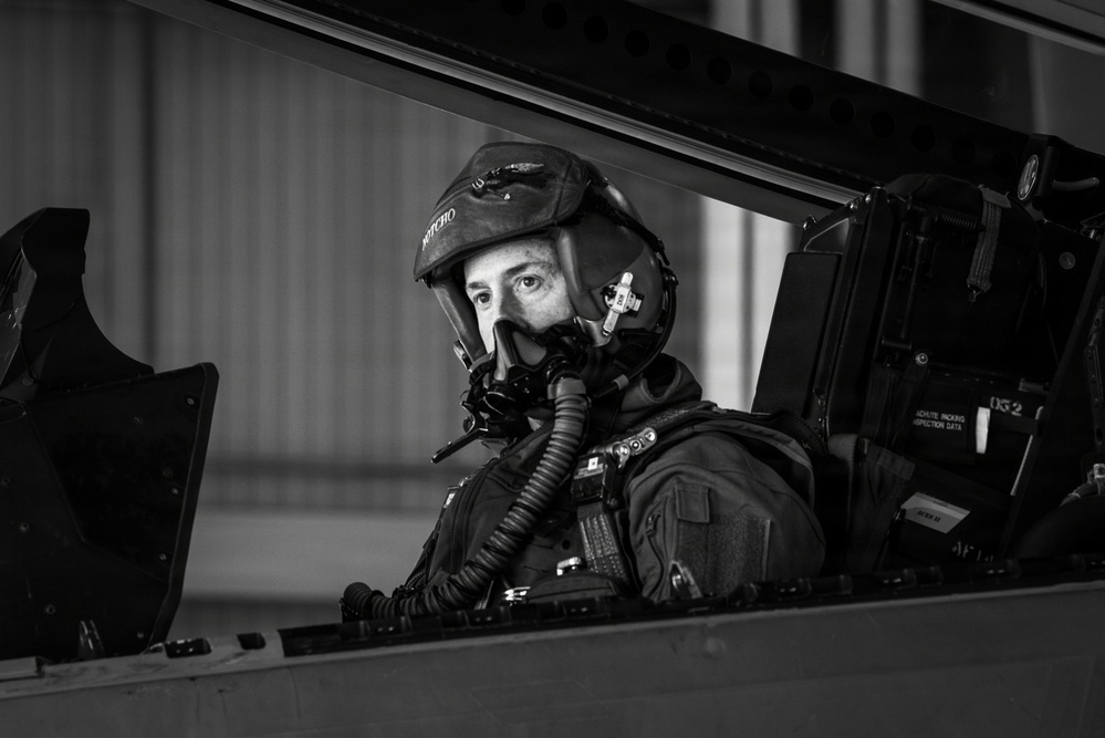 Col Budde conducts final flight as 477th FG commander