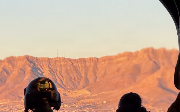 Combat Aviation Brigade, 1st Armored Division Soldiers capture a division run