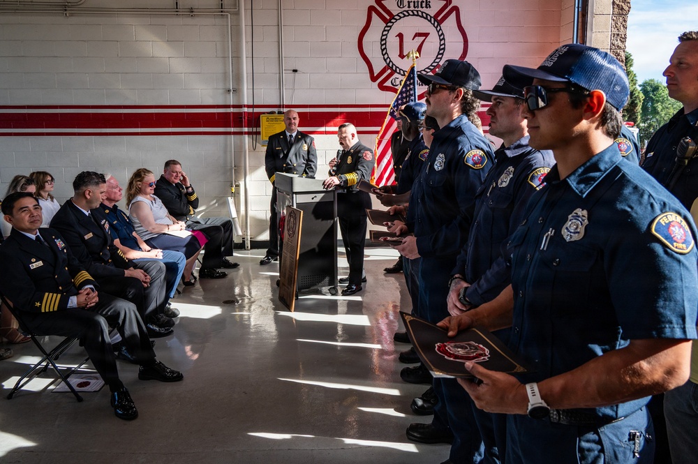 Commissioning Ceremony of Naval Base San Diego Fire &amp; Emergency