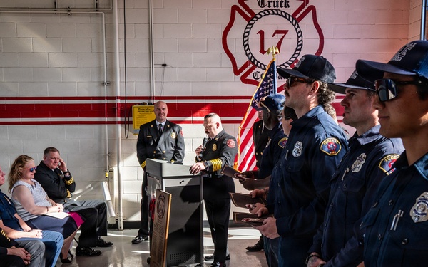 Commissioning Ceremony of Naval Base San Diego Fire &amp; Emergency