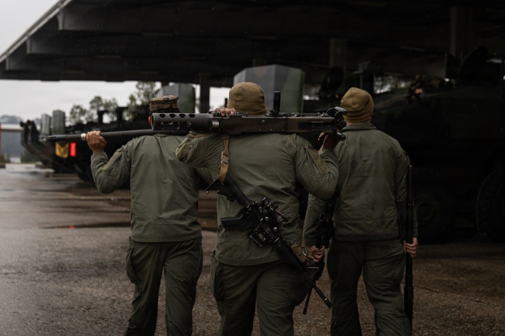 Marines conduct ACV convoy to Morehead City for TCAT 26.1