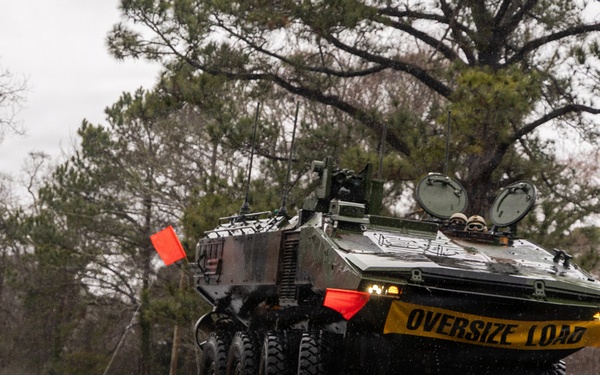 Marines conduct ACV convoy to Morehead City for TCAT 26.1