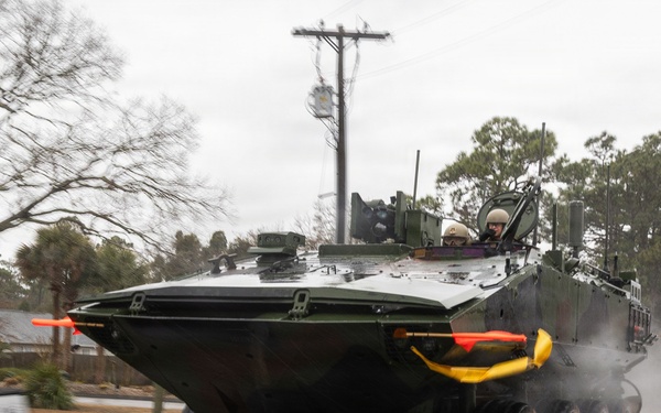 Marines conduct ACV convoy to Morehead City for TCAT 26.1