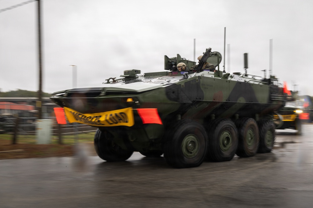 Marines conduct ACV convoy to Morehead City for TCAT 26.1