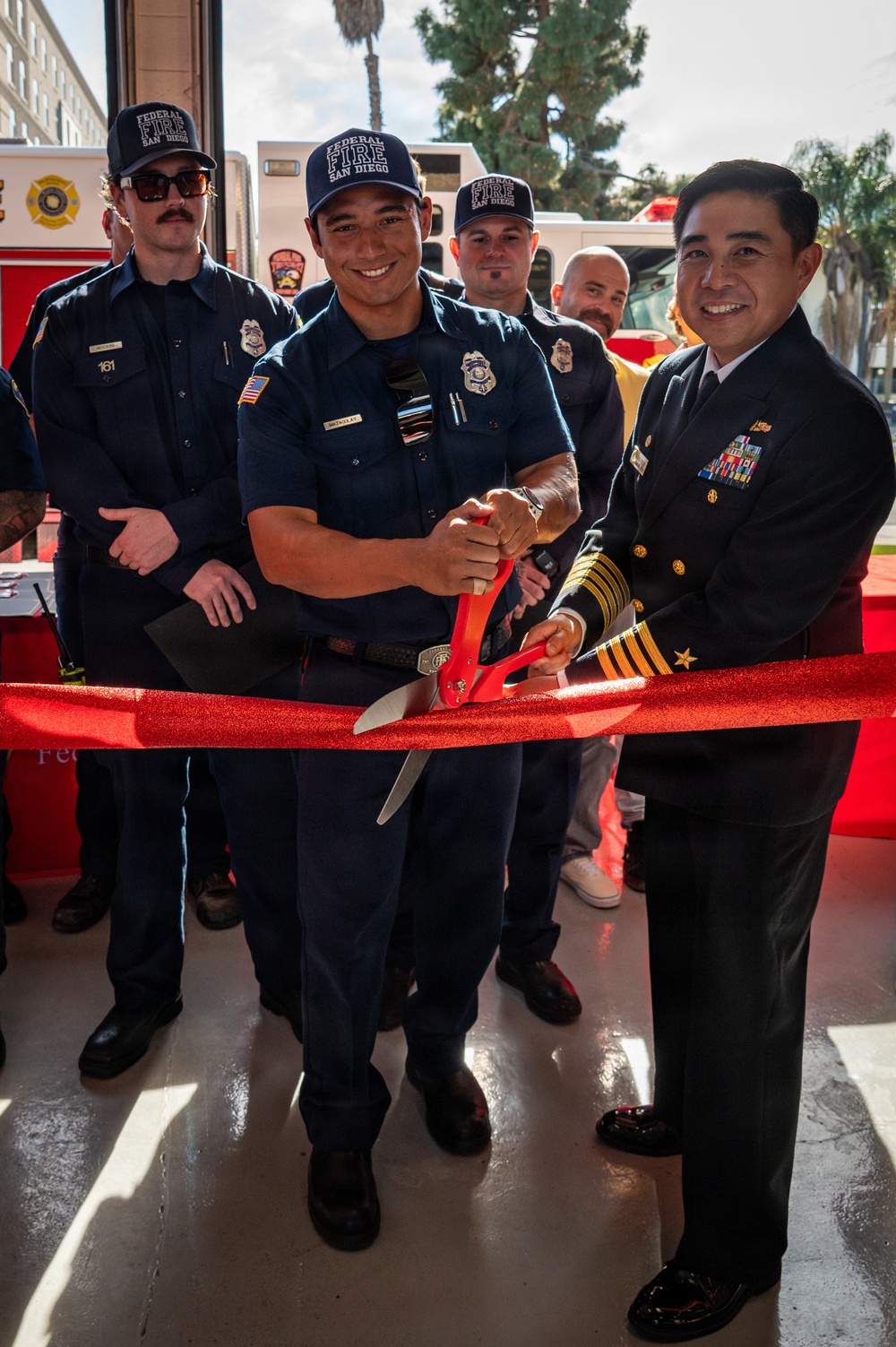 Commissioning Ceremony of Naval Base San Diego Fire &amp; Emergency