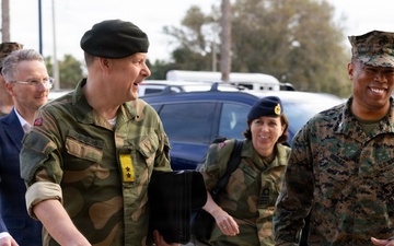 Norwegian logistics chief visits Blount Island to reinforce Arctic prepositioning partnership