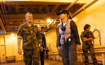 Norwegian logistics chief visits Blount Island to reinforce Arctic prepositioning partnership