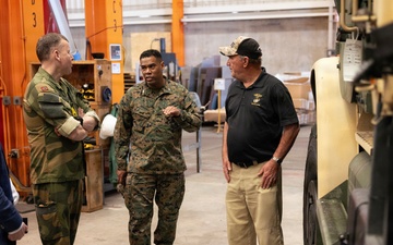 Norwegian logistics chief visits Blount Island to reinforce Arctic prepositioning partnership