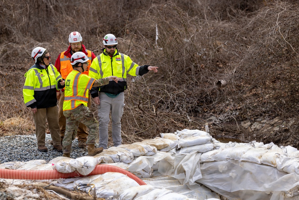 U.S. Army Corps of Engineers install stormwater diversions at Potomac Interceptor site