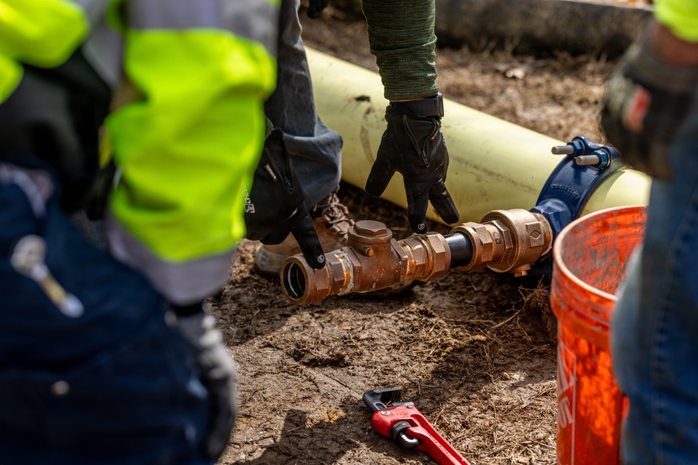 U.S. Army Corps of Engineers install stormwater diversions at Potomac Interceptor site