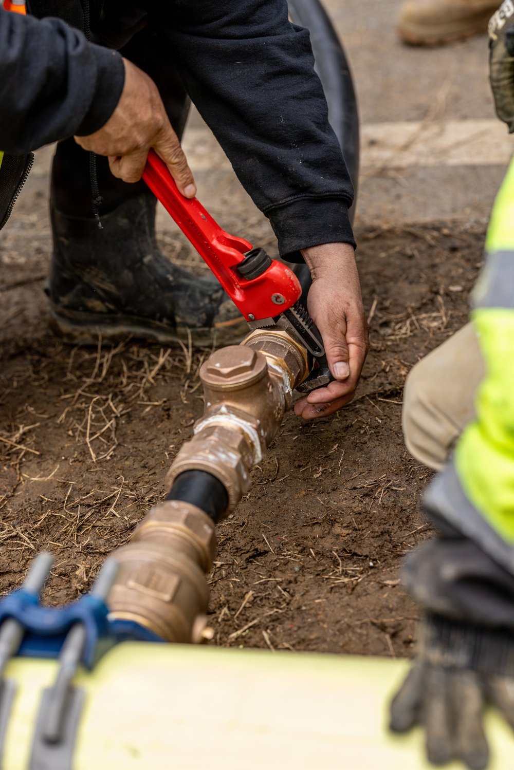 U.S. Army Corps of Engineers install stormwater diversions at Potomac Interceptor site