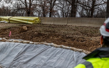 U.S. Army Corps of Engineers install stormwater diversions at Potomac Interceptor site