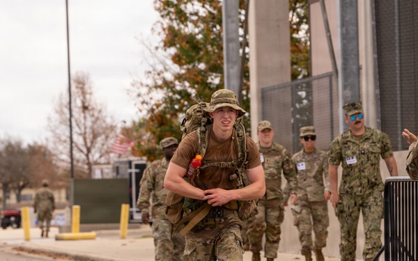 JBSA Servicemembers Participate in the Norwegian Foot March