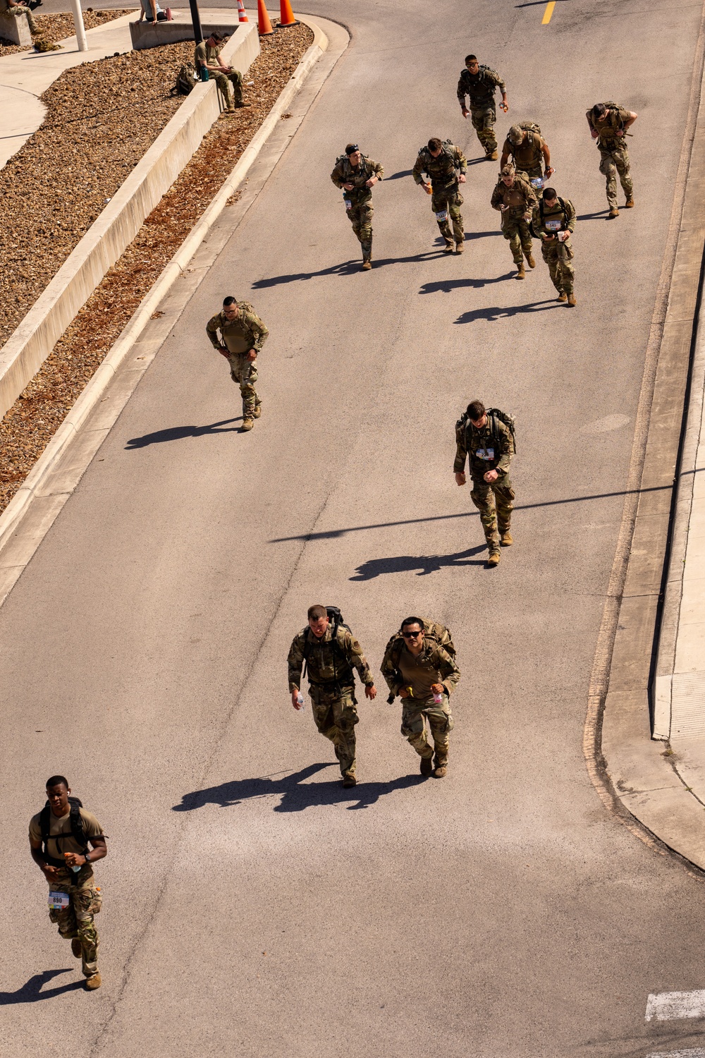 JBSA Servicemembers Participate in the Norwegian Foot March