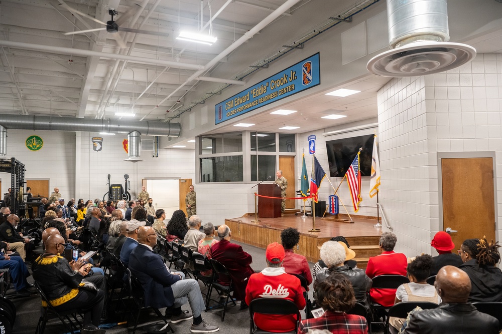 2026 02 27 CSM Crook SPRC Dedication Ceremony