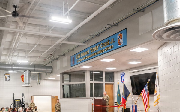 2026 02 27 CSM Crook SPRC Dedication Ceremony